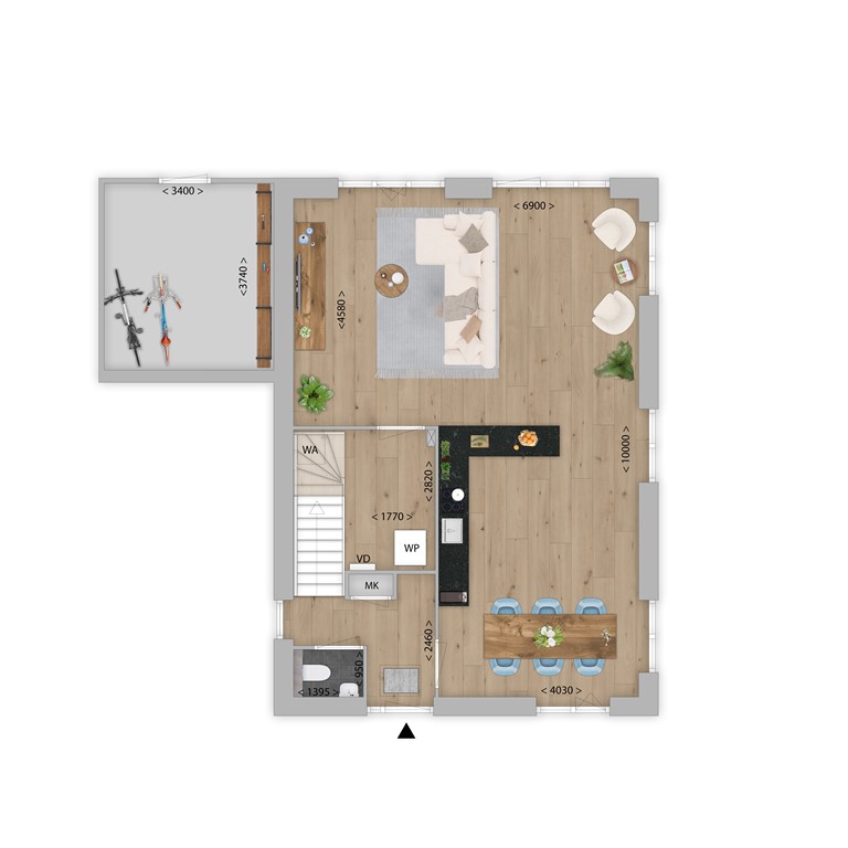mediumsize floorplan